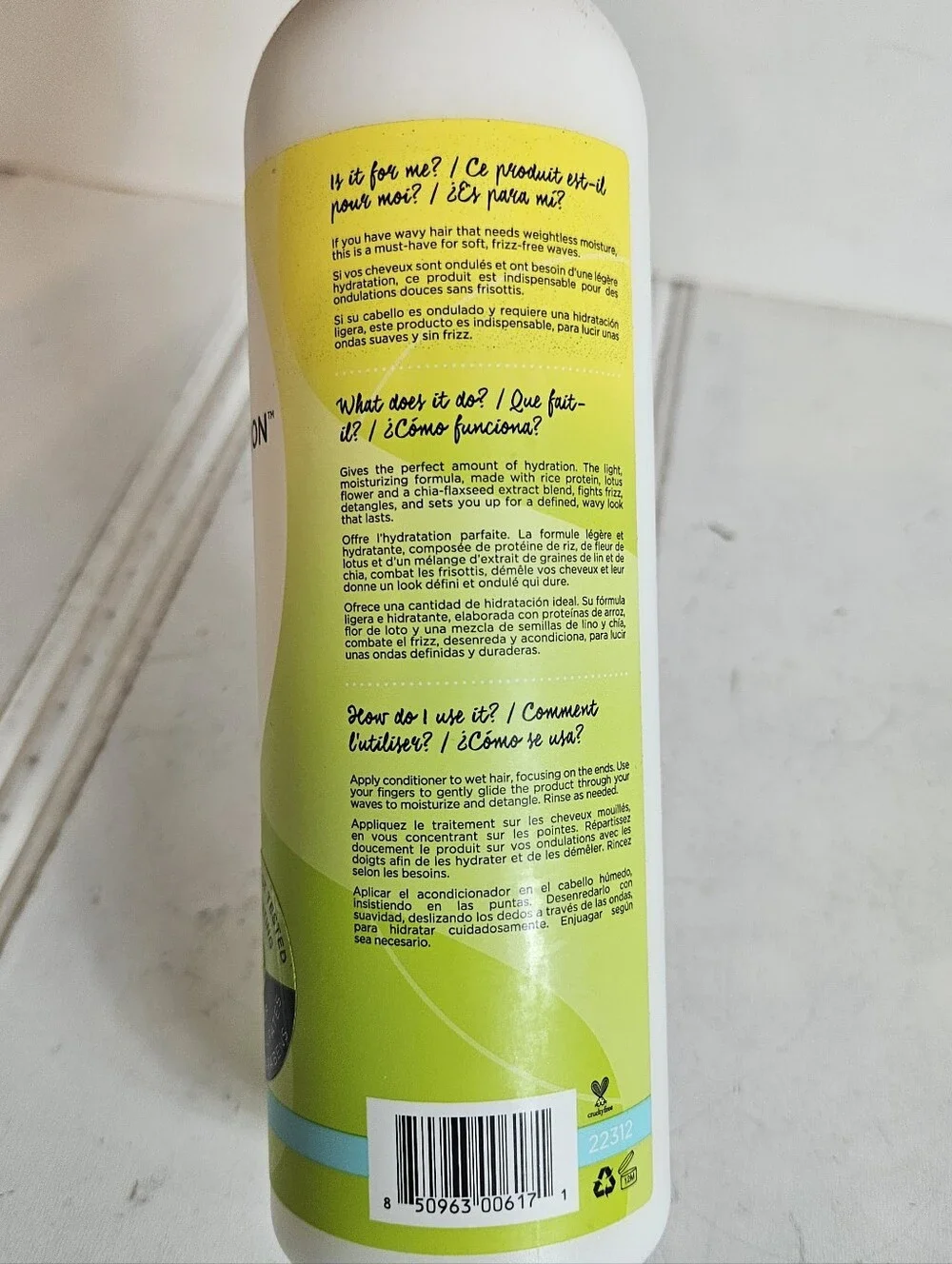 DevaCurl One Condition Delight Conditioner 12 oz Weightless Waves Wavy Hair
